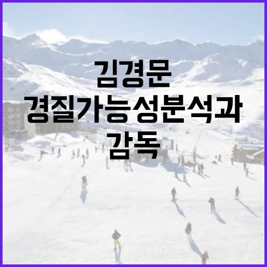 김경문 감독의 경질 가능성 분석과 대처 방법 - 요약