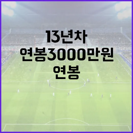 전세얀처럼 13년 차에 연봉 3000만 원을 받는 방법 - 요약