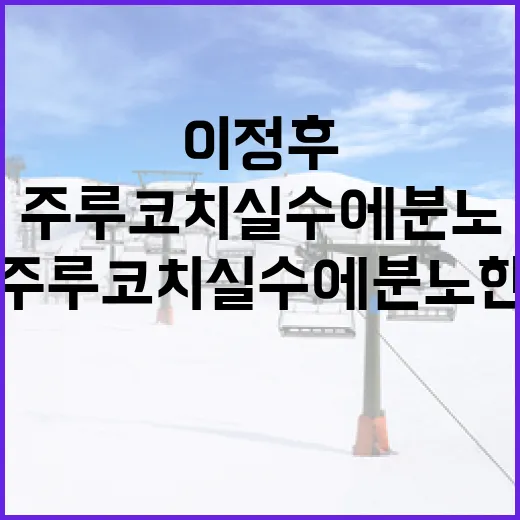 주루코치 실수에 분노한 이정후를 이해하는 방법 - 요약