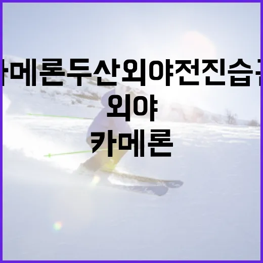 카메론 두산 외야 전진 습관을 완성하는 방법 - 요약