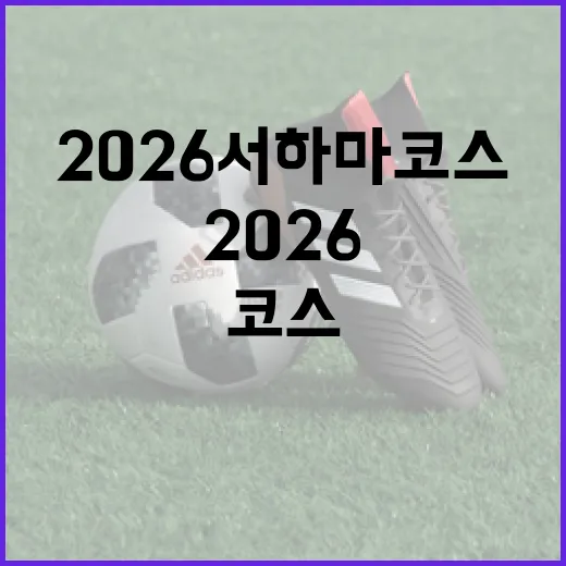2026 서하마 코스를 탐험하는 방법 - 요약