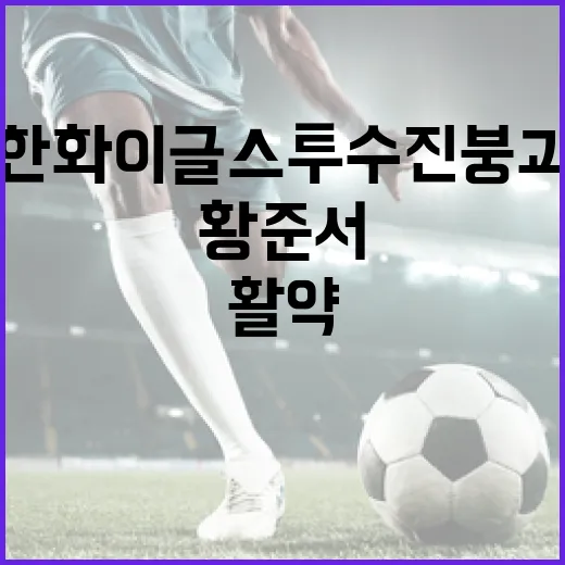 한화이글스 투수진 붕괴를 막기 위한 황준서의 활약 방법 - 요약