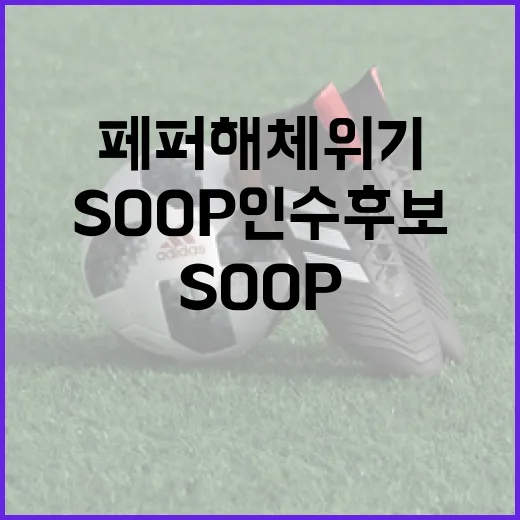 페퍼 해체 위기 속에서 SOOP 인수 후보를 알아보는 방법 - 요약