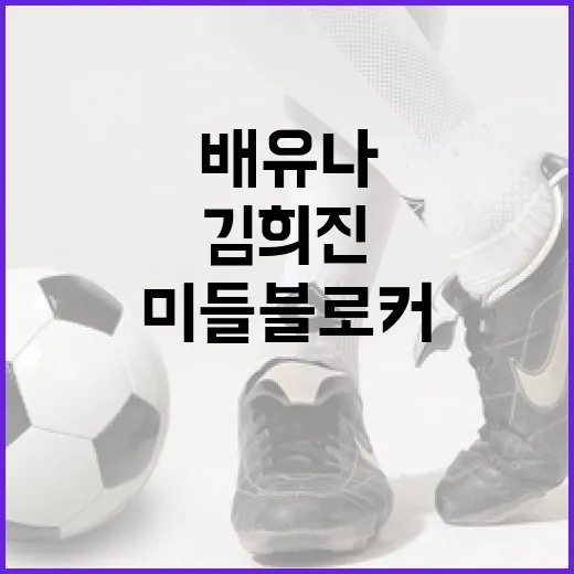 배유나와 김희진: 현대건설의 미들블로커로 성공하는 방법 - 요약