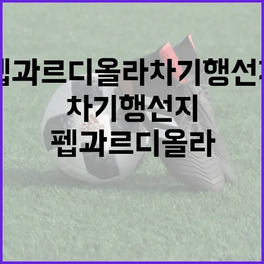 펩 과르디올라 차기 행선지를 예측하는 방법 - 요약