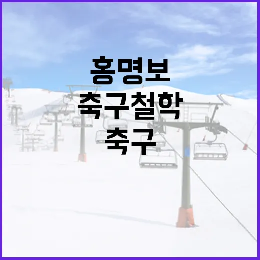 홍명보의 축구 철학을 배우는 방법 - 요약