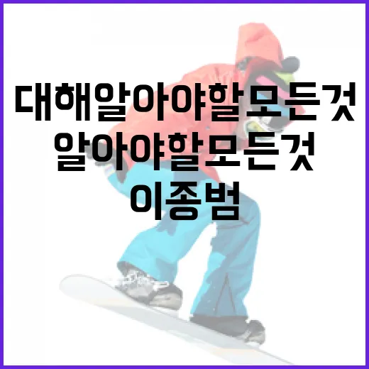 이종범에 대해 알아야 할 모든 것: 그의 경력과 성과 - 요약
