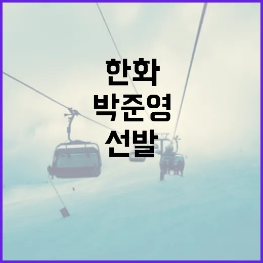 박준영 한화 선발 등판 기대하는 방법 - 요약