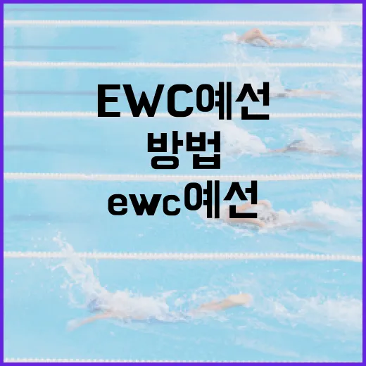 EWC 예선을 준비하는 방법 - 요약