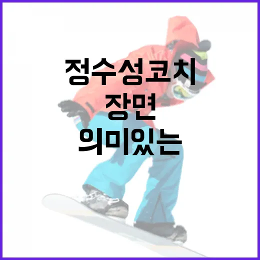 강민호와 정수성 코치의 의미 있는 장면을 이해하는 방법 - 요약