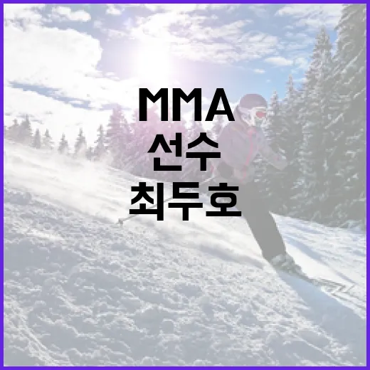 최두호 선수의 경력을 이해하고 성공적인 MMA 선수로 성장하는 방법 - 요약