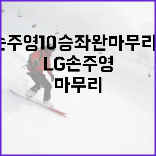LG 손주영 10승 좌완 마무리 논란 해결 방법 - 요약