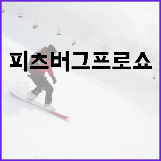 피츠버그 프로쇼를 즐기는 방법 - 요약