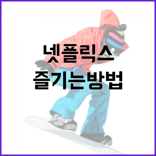 넷플릭스에서 MMA 콘텐츠 즐기는 방법