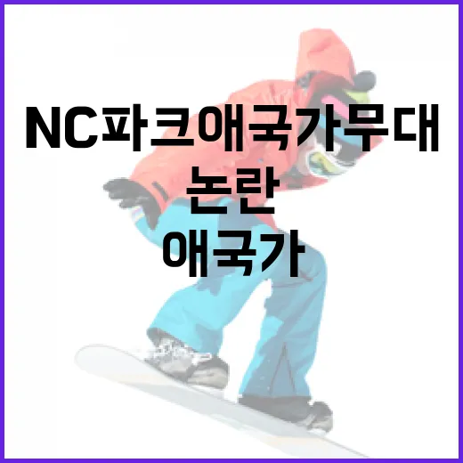 NC파크 애국가 무대 논란과 사과에 대해 알아보는 방법 - 요약