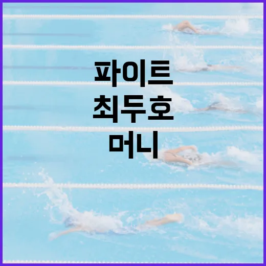 최두호 파이트머니를 이해하고 관리하는 방법 - 요약
