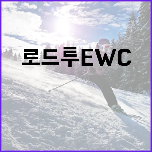 로드 투 EWC를 준비하는 방법 - 요약