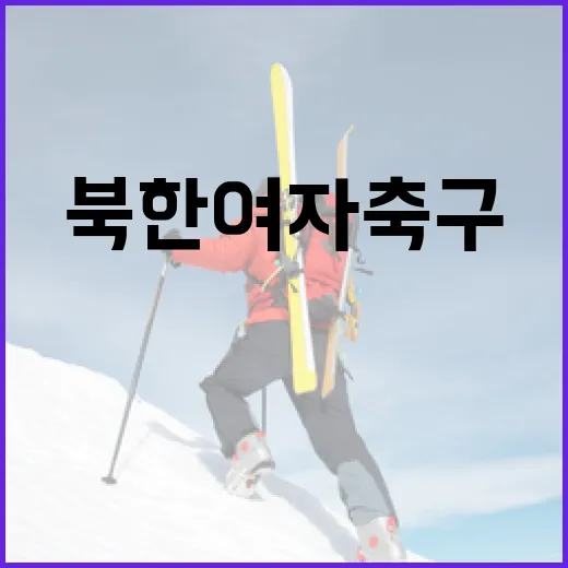 북한 여자축구 일정 및 경기를 즐기는 방법 - 요약