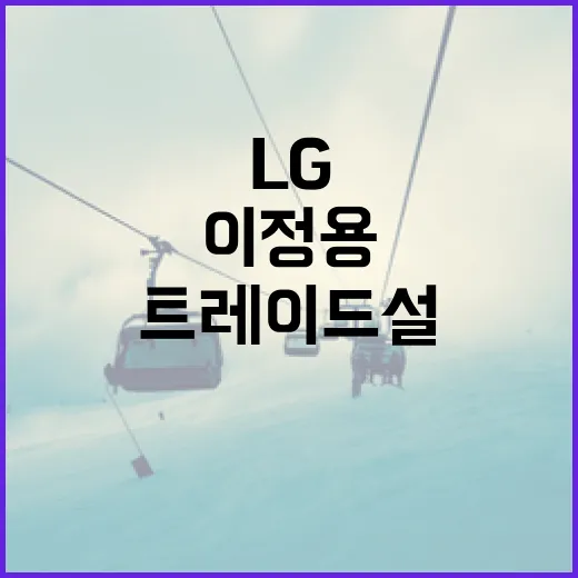 LG 이정용의 트레이드설, 그 진실은? - 요약