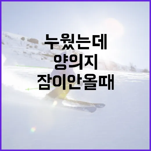 잠자리에 누웠는데 잠이 안 올 때, 양의지 생각하기 - 요약