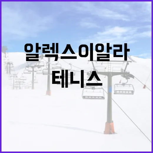 알렉스 이알라: 테니스 신성의 성장 비결 - 요약