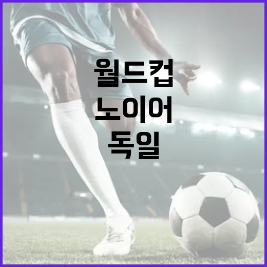 노이어 복귀와 독일 월드컵 26인 명단, 기대되는 이유 - 요약