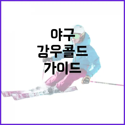 야구 강우콜드의 모든 것: 이해하기 쉬운 가이드 - 요약