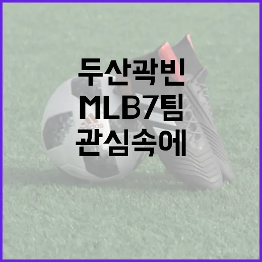 두산 곽빈, MLB 7팀의 관심 속에 빛나는 피칭 비결 - 요약