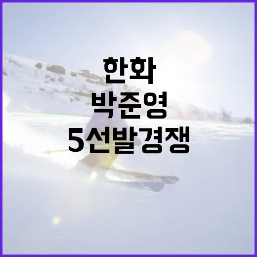 한화 이글스 박준영, 5선발 경쟁의 비밀은? - 요약