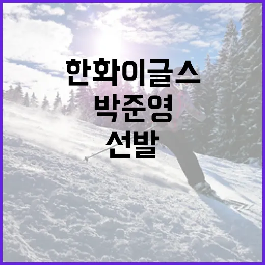 한화 이글스의 숨은 보석, 박준영의 5선발 경쟁 이야기 - 요약