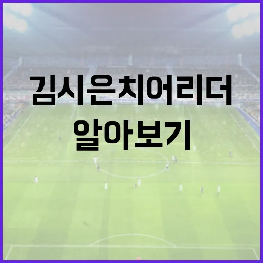 김시은 치어리더의 매력 알아보기 - 요약