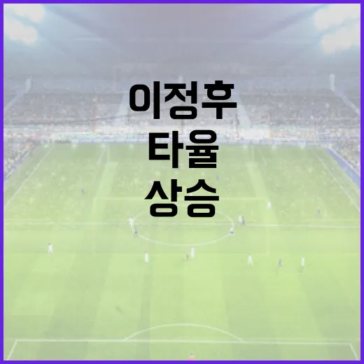 이정후 타율 상승의 비결 - 요약