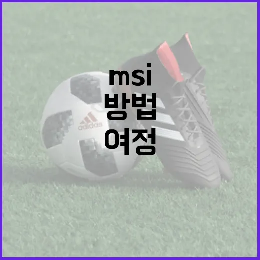 MSI 여정: 성공을 위한 준비 방법 - 요약