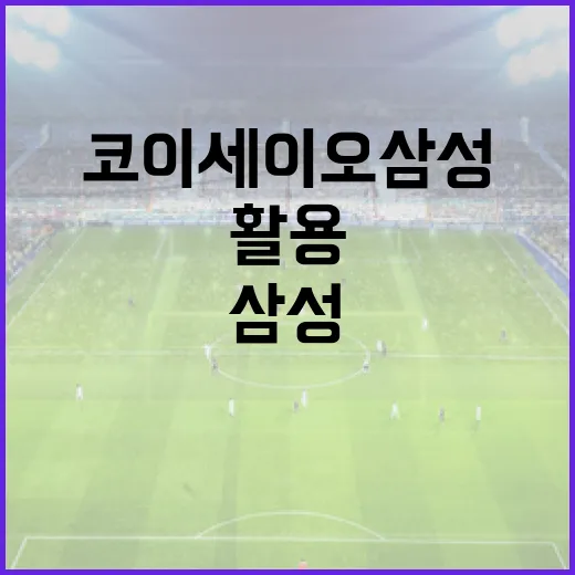 코이세이오 삼성을 제대로 활용하는 방법 - 요약