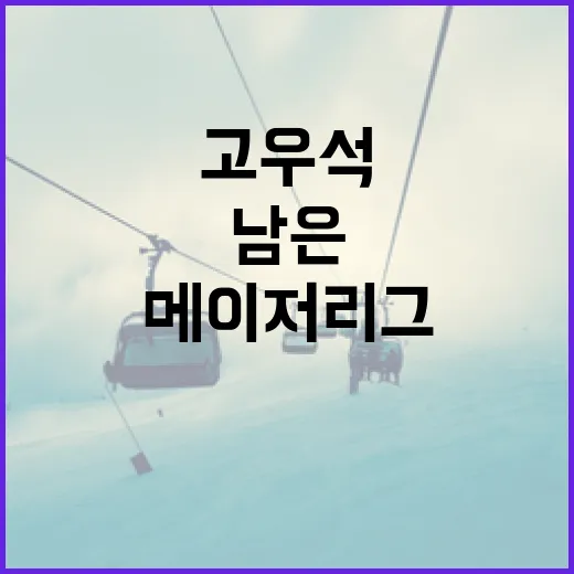 고우석이 메이저리그에 남은 이유: 그 비밀을 파헤치다 - 요약