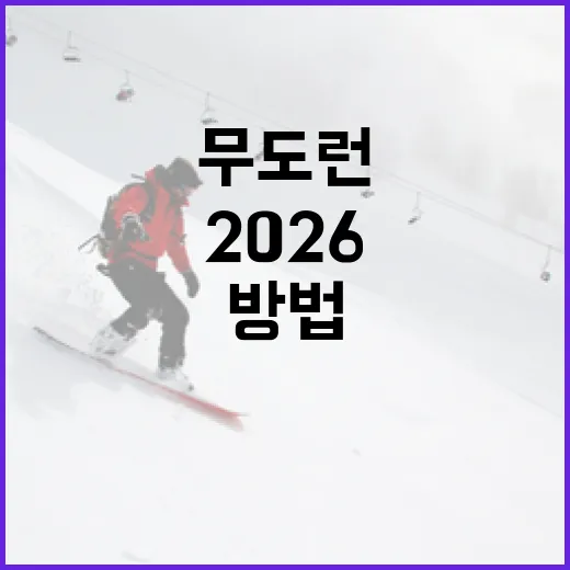 2026 무도런: 성공적으로 참여하는 방법 - 요약