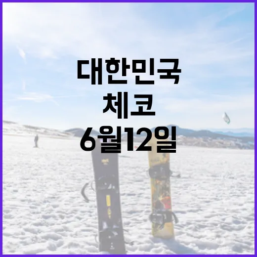2026년 6월 12일, 대한민국과 체코 축구 경기 미리보기 - 요약