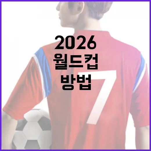 2026 월드컵을 OTT로 즐기는 방법 - 요약