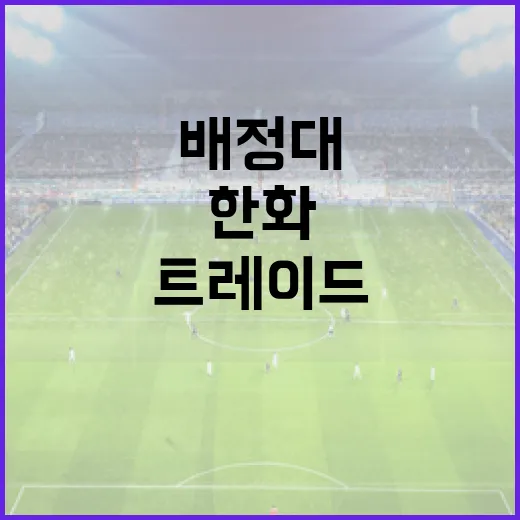 한화 이글스와 배정대, 트레이드 논의가 없다는 소식의 배경은? - 요약