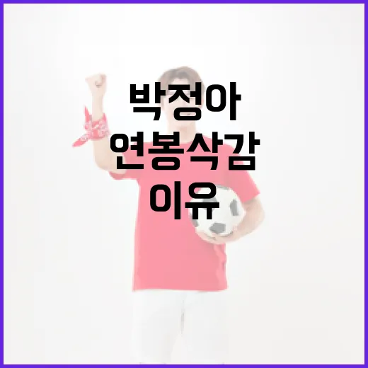 박정아 선수의 연봉 삭감, 그 이유와 배경 - 요약