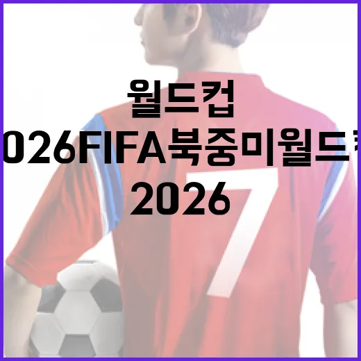 2026 FIFA 북중미 월드컵, 숫자를 따라가 봤더니 판이 완전히 달라졌다 - 요약