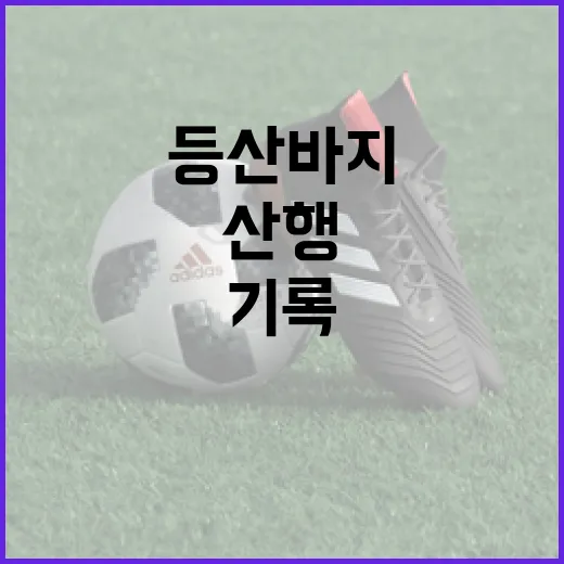 등산바지 바꿔 입고 산행 기록을 재봤더니 달라진 것들 - 요약