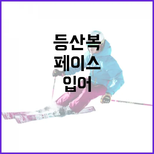 등산복을 기록지처럼 따져 입어봤더니 산행 페이스가 달라졌다 - 요약