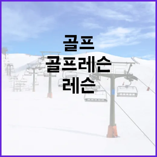 골프레슨 몇 달 받아봤더니 스코어보다 먼저 바뀐 것들 - 요약