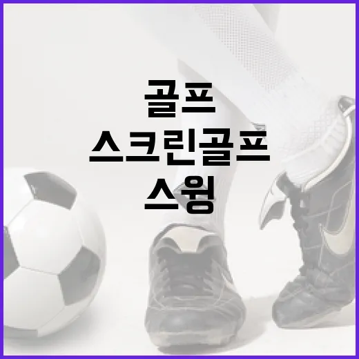 스크린골프 몇 달 다녀봤더니, 숫자가 말해준 내 스윙의 진짜 이야기 - 요약