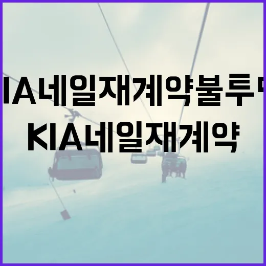 KIA 네일 재계약 불투명해졌다는 말을 들은 뒤 기록을 다시 꺼내봤더니 - 요약