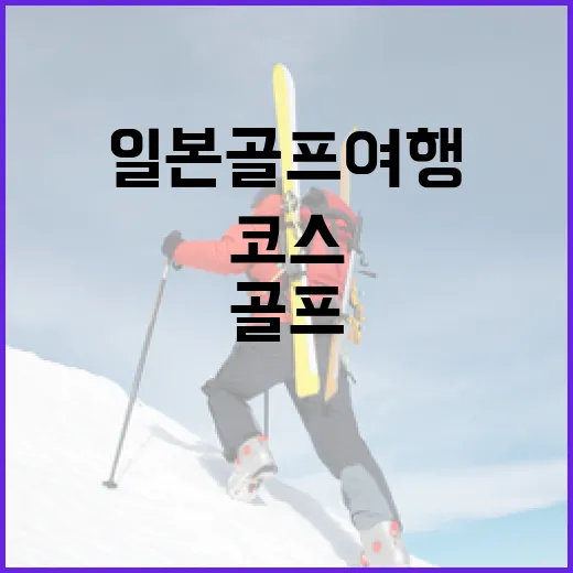 일본골프여행 다녀와 보니, 스코어보다 코스 흐름이 먼저 보였다 - 요약