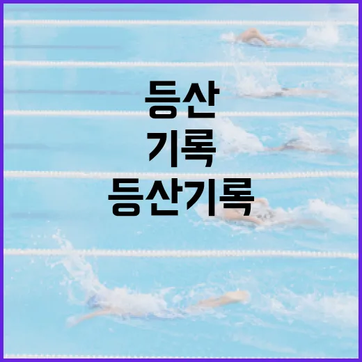 등산 기록을 직접 재봤더니, 정상 사진보다 숫자가 더 오래 남았다 - 요약