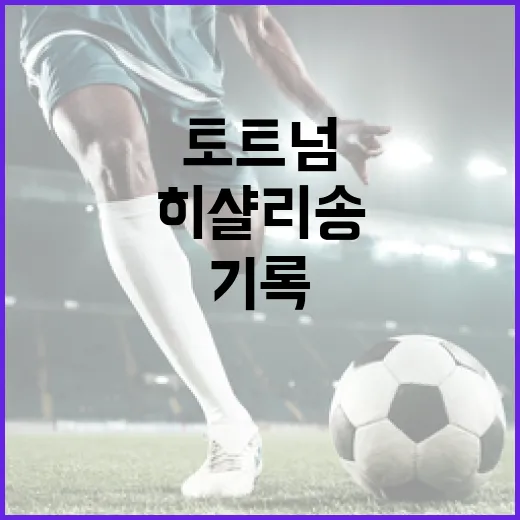 토트넘이 히샬리송에 3000만 유로를 붙였다길래 기록부터 다시 봤다 - 요약