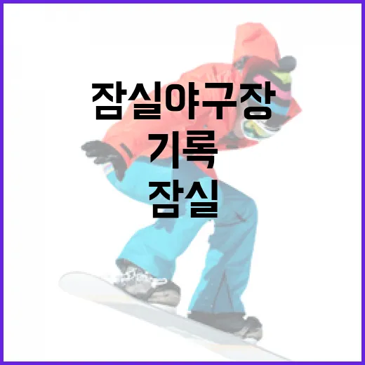 잠실야구장 몇 번 다녀봤더니 보이는 기록의 진짜 이야기 - 요약